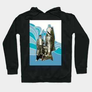 Fisherman with big fish Hoodie